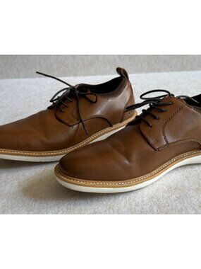 Freeman Bodie Mens 9M Brown Oxford Casual Dress Shoes Lightweight Lace Up